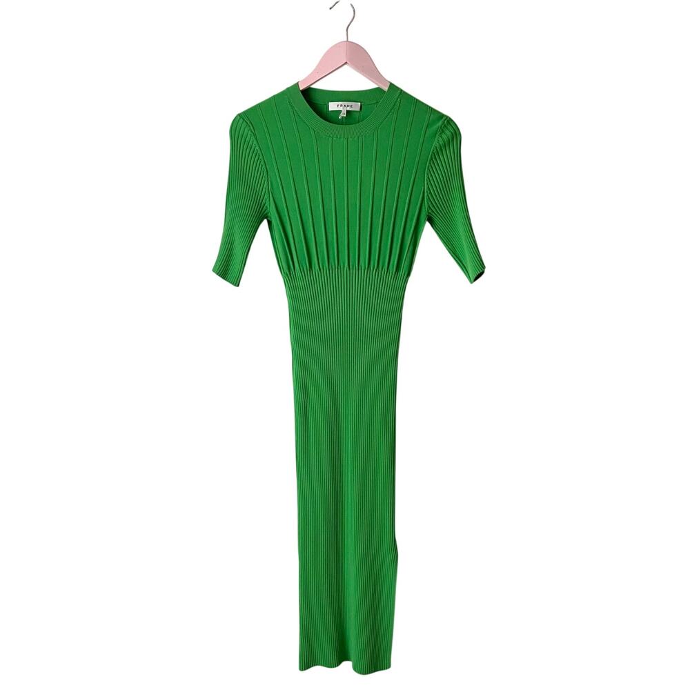 FRAME Green Dress